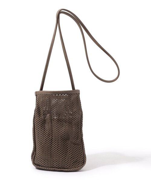 TOMORROWLAND GOODS(TOMORROWLAND GOODS)/AMIACALVA WASHED LEATHER MESH POCHETTE/img01