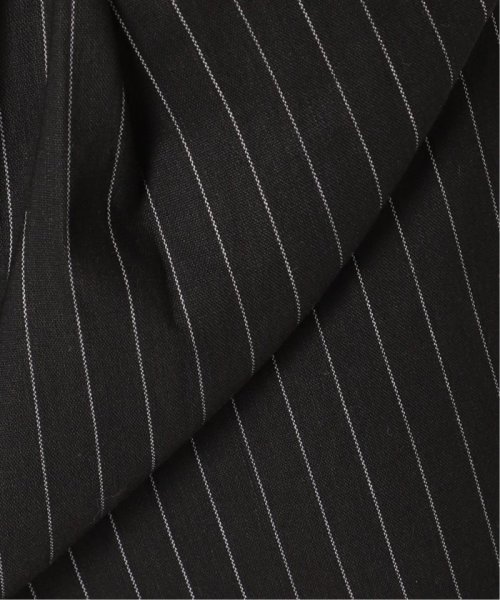 リネンブレンドタックワイドパンツ レーヨン47％