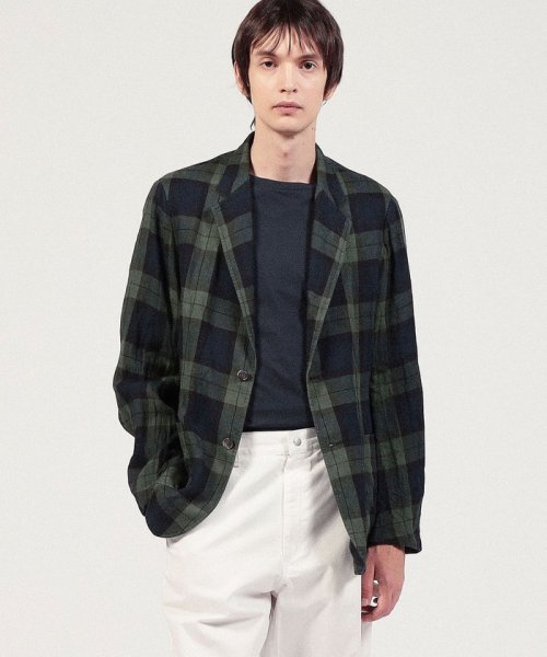 アイリッシュリネン ローファージャケット 