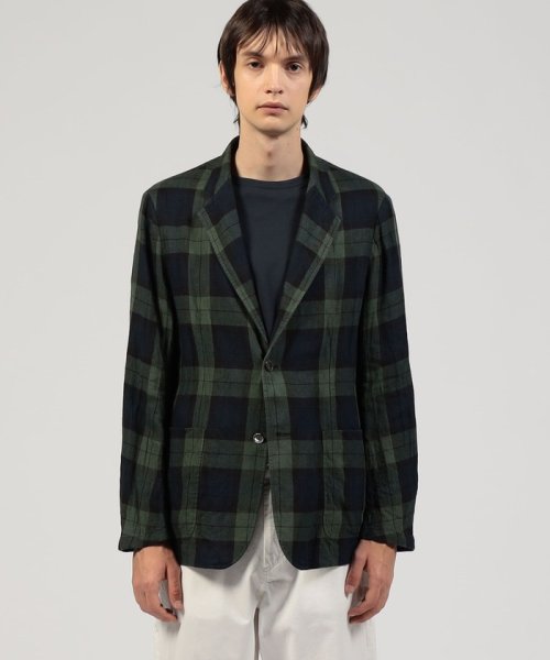 アイリッシュリネン ローファージャケット 