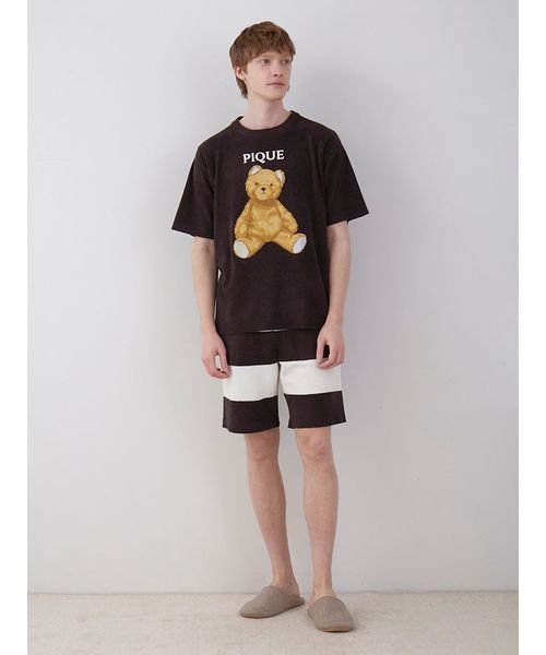 【ラッピング済み】【HOMME】エアモコベアプルオーバー＆ハーフパンツSET AAA1490695389(11512円)