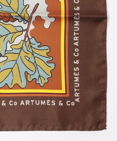 Artumes & Co シルク スカーフ Co