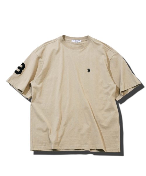 JIGGYS SHOP(ジギーズショップ)/US.POLO ASSN.(ユーエスポロアッスン) ブランド別注オーバーサイズナンバリングTシャツ / Tシャツ メンズ ティーシャツ 半袖 クルーネック/img21