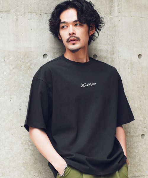 JIGGYS SHOP(ジギーズショップ)/US.POLO ASSN.(ユーエスポロアッスン) ブランド別注オーバーサイズナンバリングTシャツ / Tシャツ メンズ ティーシャツ 半袖 クルーネック/img49