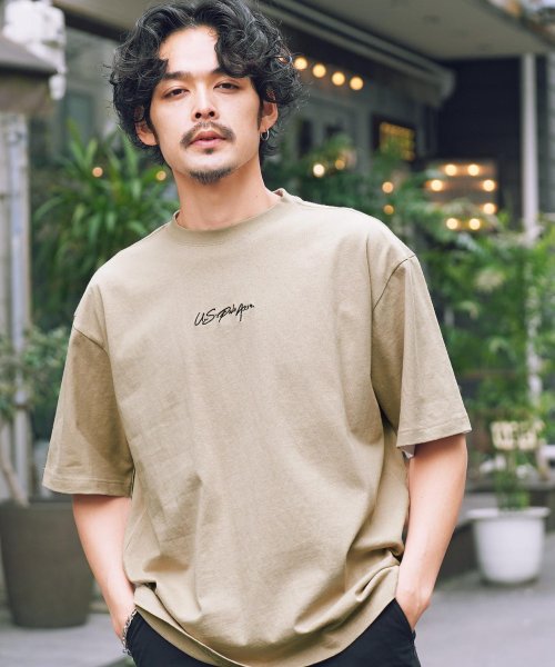 JIGGYS SHOP(ジギーズショップ)/US.POLO ASSN.(ユーエスポロアッスン) ブランド別注オーバーサイズナンバリングTシャツ / Tシャツ メンズ ティーシャツ 半袖 クルーネック/img56