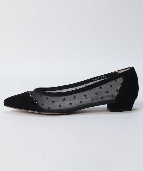 LANVINCOLLECTION(SHOES)(ランバンコレクション（シューズ）)/ポインテッドトゥチュールカッターパンプス/img01