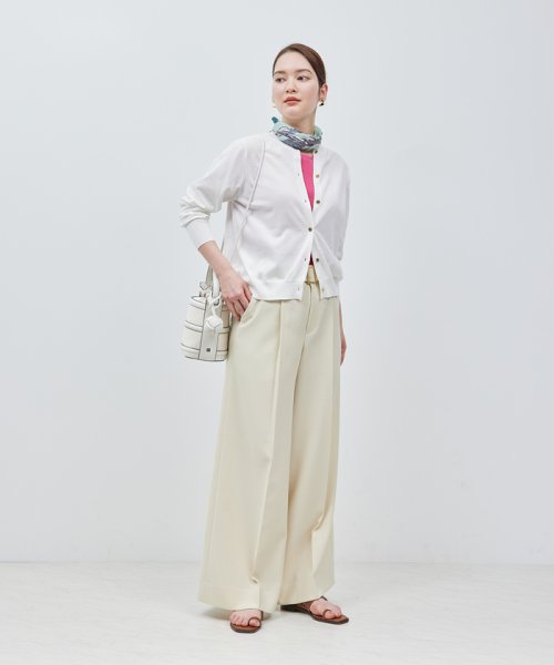 【洗える】【接触冷感】ICE COTTONカーディガン【アンサンブル対応】【雑誌/メディア掲載】 トップス T1689422612(12870円)