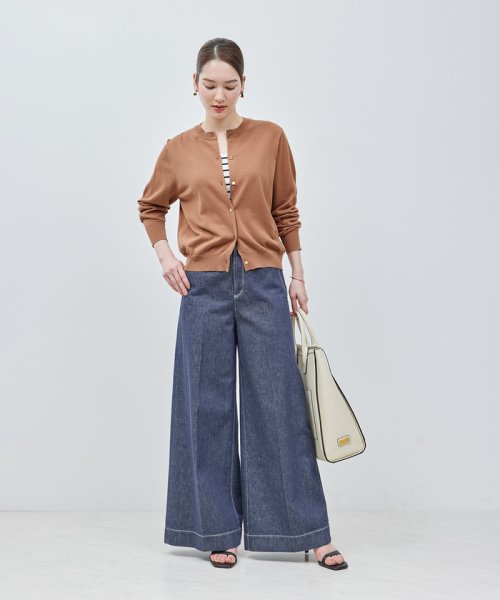 【洗える】【接触冷感】ICE COTTONカーディガン【アンサンブル対応】【雑誌/メディア掲載】 トップス T1689422612(12870円)