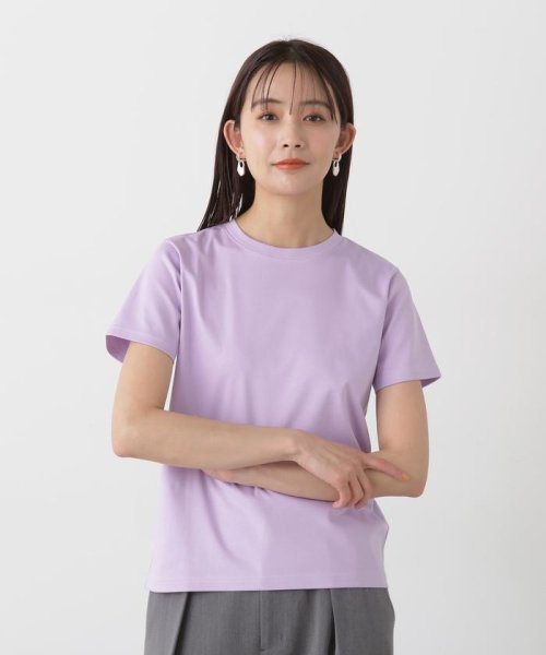 N Natural Beauty Basic(エヌナチュラルビューティベーシック)/シルケットクルーネックTシャツ/img69