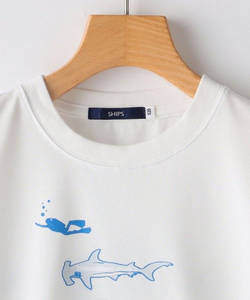 SHIPS KIDS(シップスキッズ)/SHIPS KIDS:100～130cm /〈接触冷感/吸水速乾〉シャーク フリーク TEE/img18