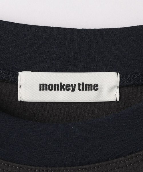 monkey time(モンキータイム)/＜monkey time＞ シルケット バイオ ポンチ トリム Tシャツ/img32