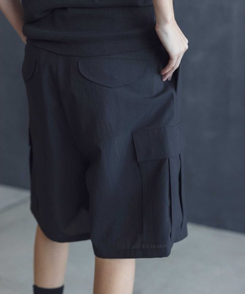 RENU TROシリーズ カーゴ ショート パンツ －セットアップ対応－ RENU BLACKのみ B85 W70 H88