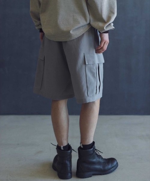 RENU TROシリーズ カーゴ ショート パンツ －セットアップ対応－ RENU BLACKのみ B85 W70 H88