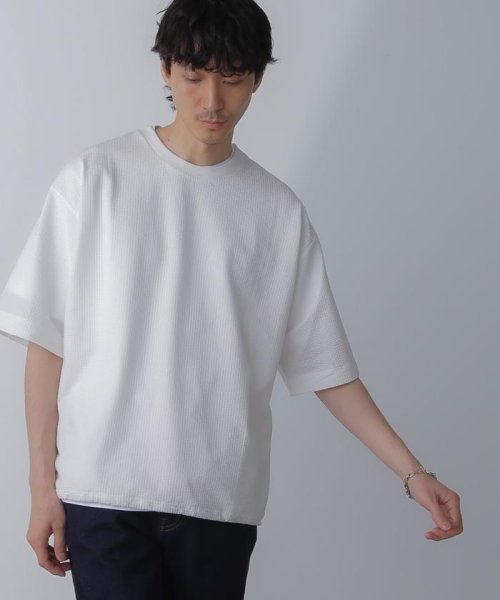 nano・universe(ナノ・ユニバース)/シルケットサッカーワイドTシャツ 半袖/img15