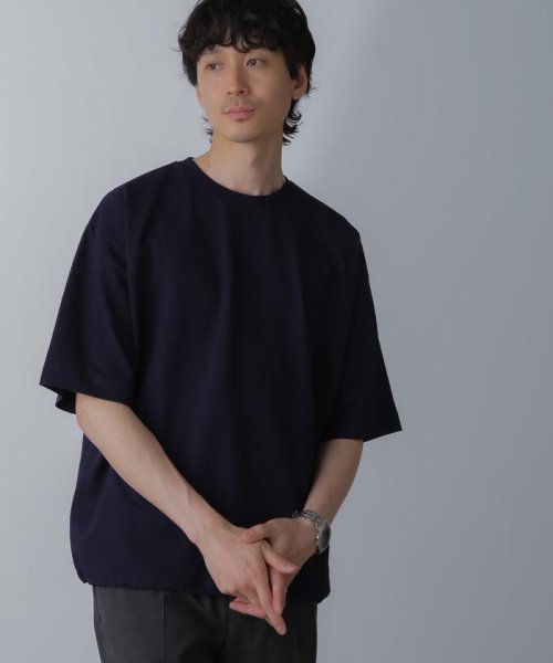 nano・universe(ナノ・ユニバース)/シルケットサッカーワイドTシャツ 半袖/img19