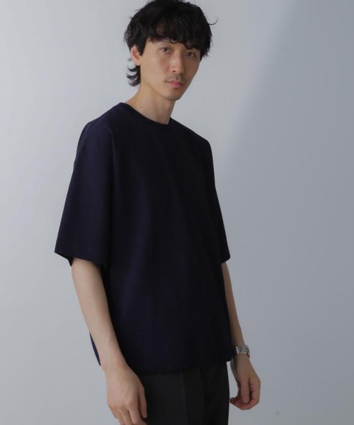 nano・universe(ナノ・ユニバース)/シルケットサッカーワイドTシャツ 半袖/img20