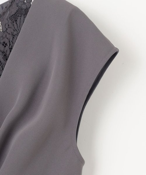 【Lily Calin】カシュクールタック ドレス ワンピース・ドレス N1505579213(11635円)