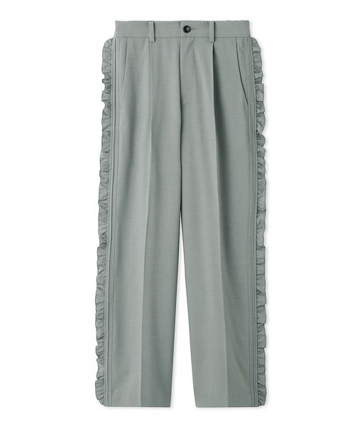 サイドフリルワイドパンツ 予めご了承ください