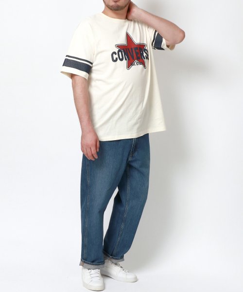 MARUKAWA(大きいサイズのマルカワ)/【CONVERSE】コンバース 大きいサイズ 2L 3L 4L 5L クラシック風 プリント 半袖Tシャツ 半T メンズ スポーツ ブランド/img16
