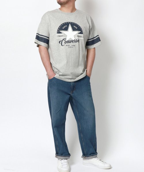 MARUKAWA(大きいサイズのマルカワ)/【CONVERSE】コンバース 大きいサイズ 2L 3L 4L 5L クラシック風 プリント 半袖Tシャツ 半T メンズ スポーツ ブランド/img17