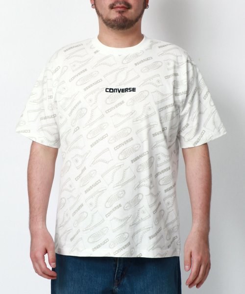 MARUKAWA(大きいサイズのマルカワ)/【CONVERSE】コンバース 大きいサイズ 2L 3L 4L 5L 総柄 ビッグ プリントT 半袖Tシャツ メンズ ブランド/img09