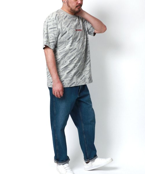 MARUKAWA(大きいサイズのマルカワ)/【CONVERSE】コンバース 大きいサイズ 2L 3L 4L 5L 総柄 ビッグ プリントT 半袖Tシャツ メンズ ブランド/img16