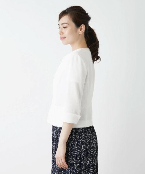 ノーカラージャケット 