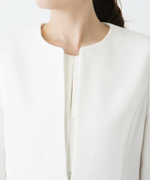 ノーカラージャケット 