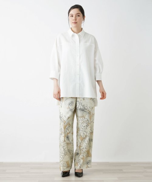 Leilian PLUS HOUSE(レリアンプラスハウス)/シャツブラウス【Leilian WHITE LABEL】/img13