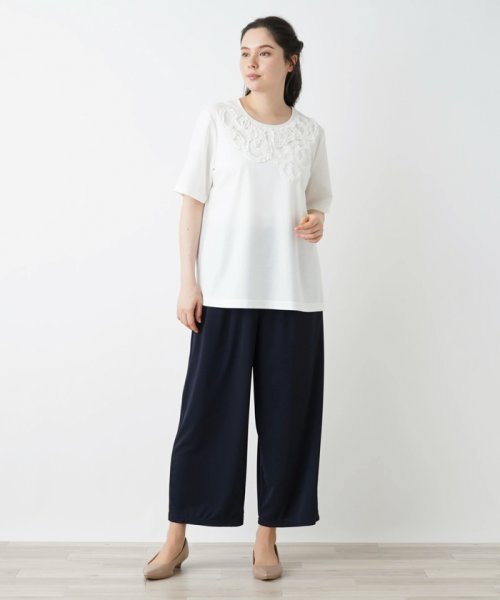 Leilian PLUS HOUSE(レリアンプラスハウス)/ワイドパンツ【Leilian WHITE LABEL】/img11