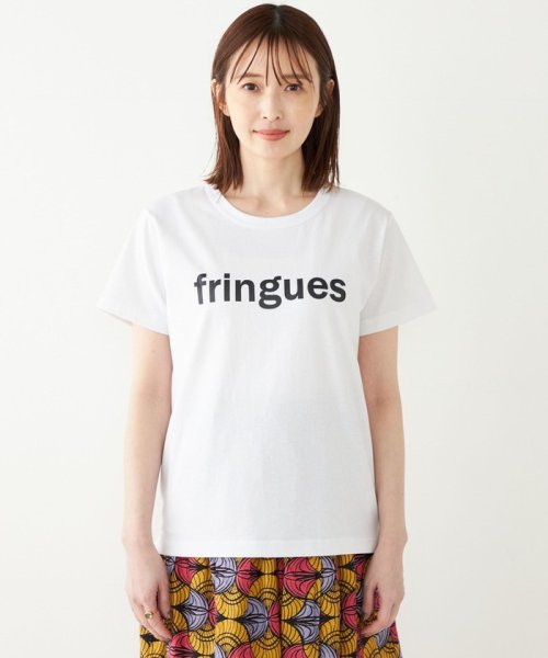 SHIPS Colors WOMEN(シップスカラーズ　ウィメン)/SHIPS Colors:FRINGUES ロゴ プリント TEE/img14