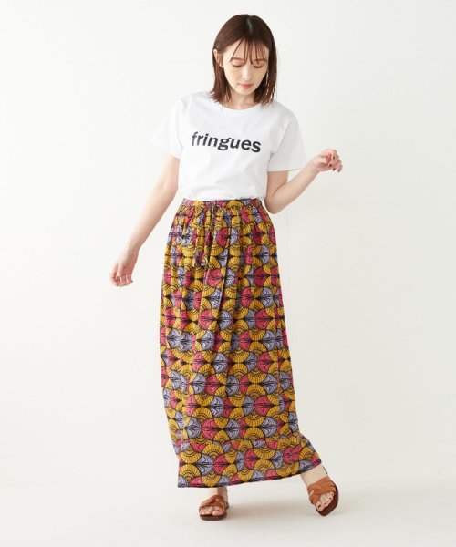 SHIPS Colors WOMEN(シップスカラーズ　ウィメン)/SHIPS Colors:FRINGUES ロゴ プリント TEE/img18