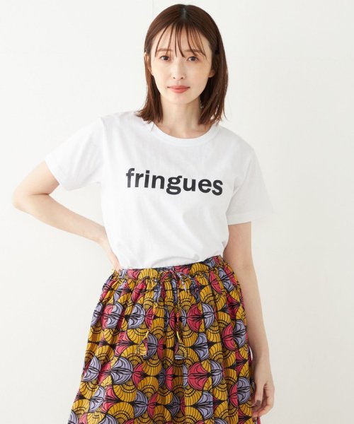 SHIPS Colors WOMEN(シップスカラーズ　ウィメン)/SHIPS Colors:FRINGUES ロゴ プリント TEE/img25