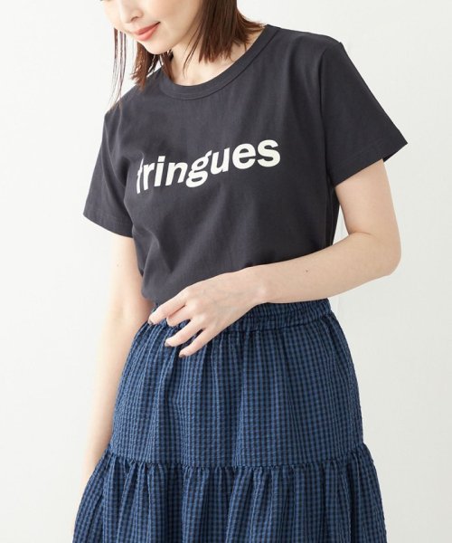 SHIPS Colors WOMEN(シップスカラーズ　ウィメン)/SHIPS Colors:FRINGUES ロゴ プリント TEE/img38