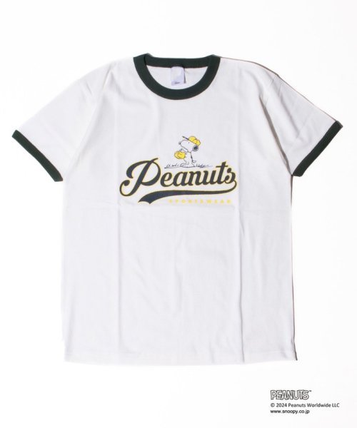 GLOSTER(GLOSTER)/【PEANUTS/ピーナッツ】プリント リンガーTシャツ /img05