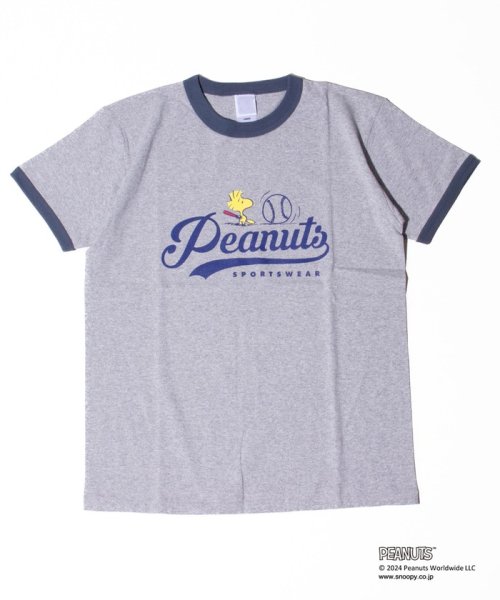 GLOSTER(GLOSTER)/【PEANUTS/ピーナッツ】プリント リンガーTシャツ /img07