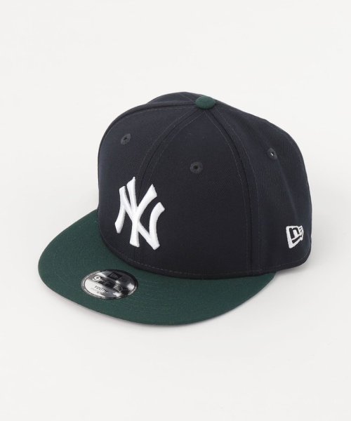 green label relaxing （Kids）(グリーンレーベルリラクシング（キッズ）)/＜NEW ERA＞ニューヨーク・ヤンキース ネイビー ダークグリーンバイザー / Youth 9FIFTY/img02