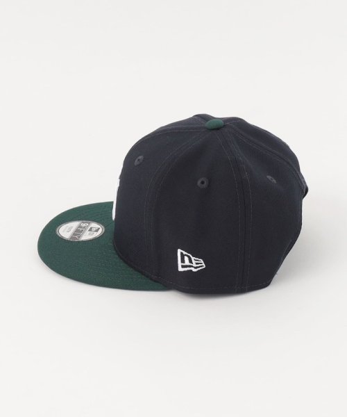 green label relaxing （Kids）(グリーンレーベルリラクシング（キッズ）)/＜NEW ERA＞ニューヨーク・ヤンキース ネイビー ダークグリーンバイザー / Youth 9FIFTY/img04