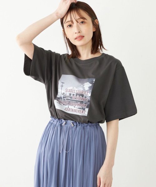 SHIPS Colors WOMEN(シップスカラーズ　ウィメン)/SHIPS Colors:ストリートスケープ フォト TEE/img20