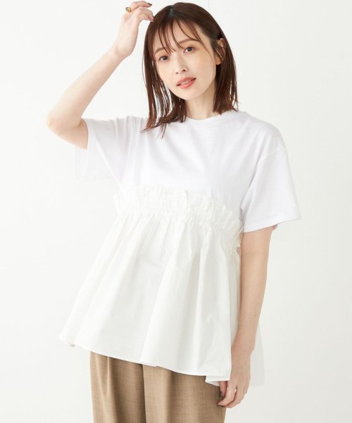 SHIPS Colors WOMEN(シップスカラーズ　ウィメン)/《追加予約》SHIPS Colors:〈手洗い可能〉フハク ドッキング TEE◆/img19