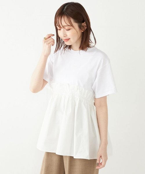 SHIPS Colors WOMEN(シップスカラーズ　ウィメン)/《追加予約》SHIPS Colors:〈手洗い可能〉フハク ドッキング TEE◆/img20