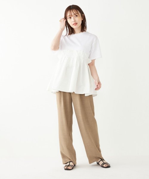 SHIPS Colors WOMEN(シップスカラーズ　ウィメン)/《追加予約》SHIPS Colors:〈手洗い可能〉フハク ドッキング TEE◆/img22