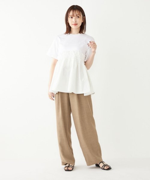 SHIPS Colors WOMEN(シップスカラーズ　ウィメン)/《追加予約》SHIPS Colors:〈手洗い可能〉フハク ドッキング TEE◆/img24