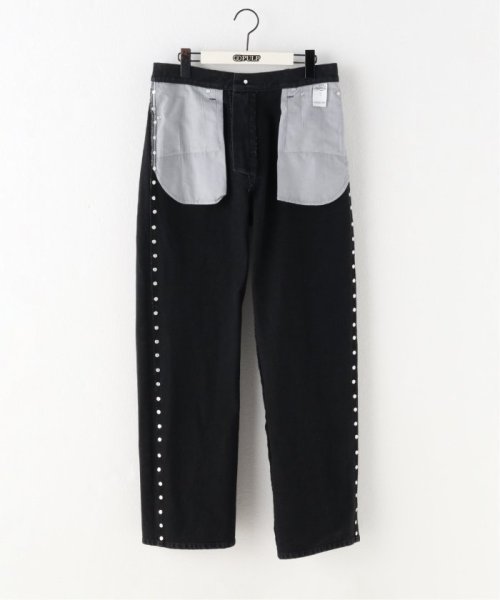 【AFB / エーエフビー】STRAIGHT STUDDED PANTS AFB エーエフビー