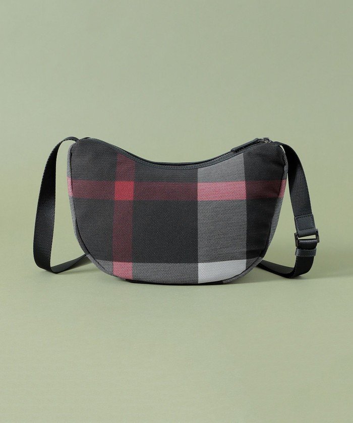 WEB限定】メッシュクレストブリッジチェックショルダーバッグ 