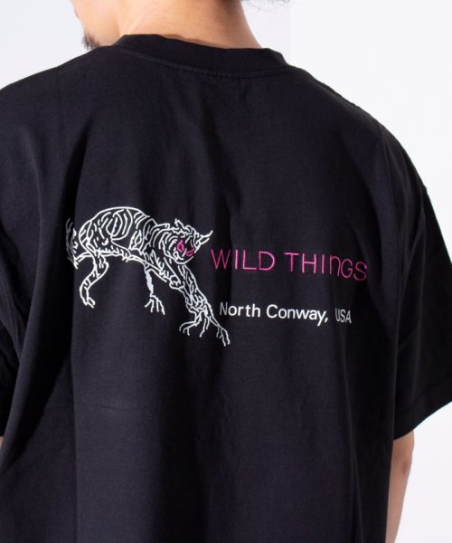 GLOSTER(GLOSTER)/【限定展開】【WILD THINGS/ワイルドシングス】バックプリントTシャツ 刺繍 WILD CAT/img15