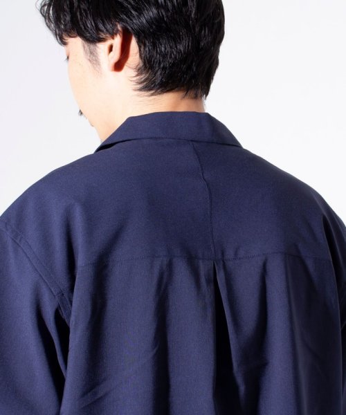 GLOSTER(GLOSTER)/【GLOSTER/グロスター】フレンチブルドッグ刺繍 COOLMAX オープンカラーシャツ/img12