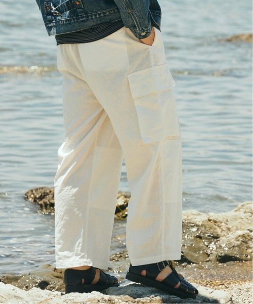 JOURNAL STANDARD relume Men's(ジャーナルスタンダード　レリューム　メンズ)/ARMY TWILL / アーミーツイル 別注 綿/麻 スラブカーゴパンツ/img31