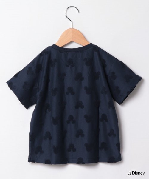 petit main(プティマイン)/【Disney】パイルジャガード柄Tシャツ/img01