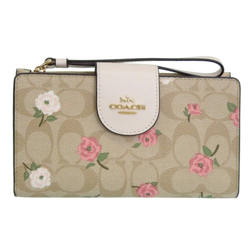 COACH(コーチ)/COACH コーチ PHONE WALLET FLORAL 二つ折り 財布/img01